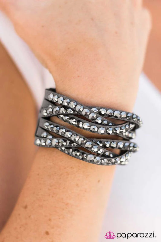 Pulsera Paparazzi ~ Rocket Power - Plata