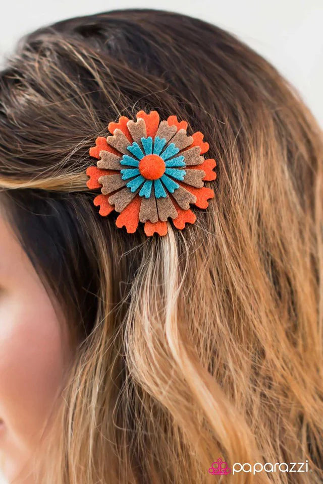 Accesorios para el cabello de Paparazzi ~ Glee - Naranja