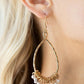 Wishing Well Wonder - Gold - Paparazzi Earring Image