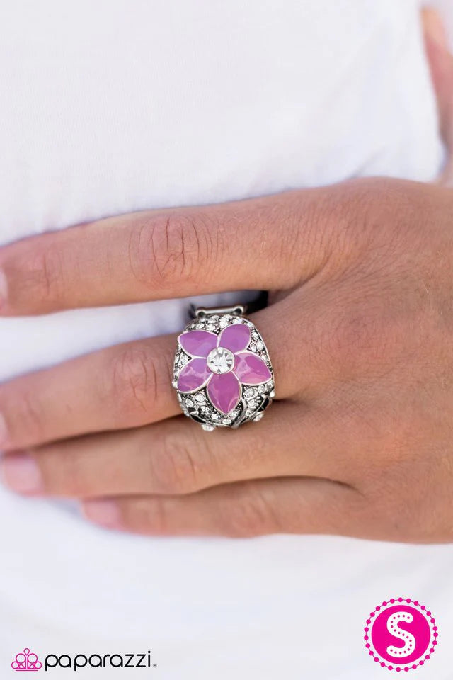 Paparazzi Ring ~ Tropical Princess - Purple