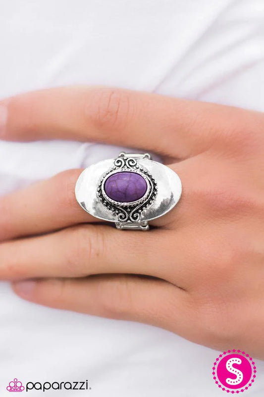 Paparazzi Ring ~ Third Rock From The Sun - Purple