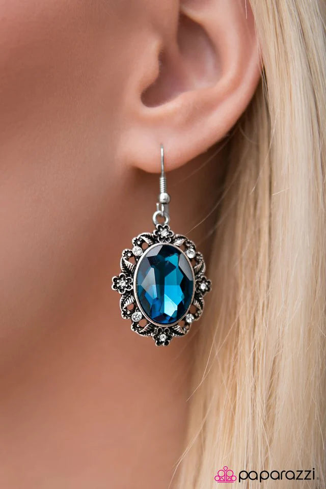 Paparazzi Earring ~ To Buy Or Not To Buy- Blue