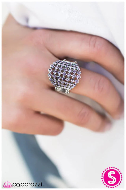 Anillo Paparazzi ~ Mamá te va a comprar un diamante - Púrpura