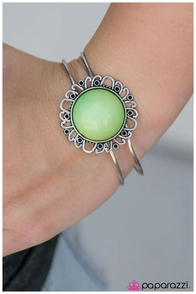 Pulsera Paparazzi ~ Pie In The Sky - Verde