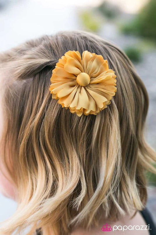 Paparazzi Hair Accessories ~ Life Of The Tea Party - Yellow