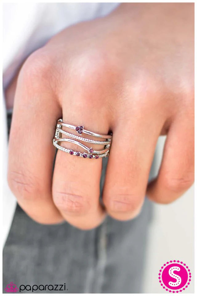 Paparazzi Ring ~ A Narrow Escape - Purple