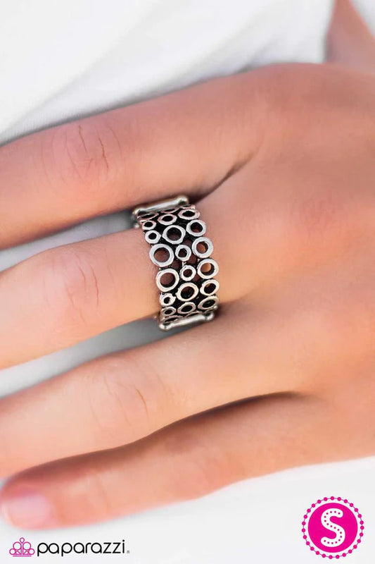 Paparazzi Ring ~ Bright and Bubbly - Silver