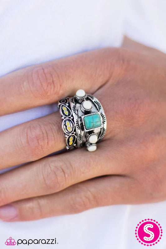 Paparazzi Ring ~ Incan Treasure - Blue