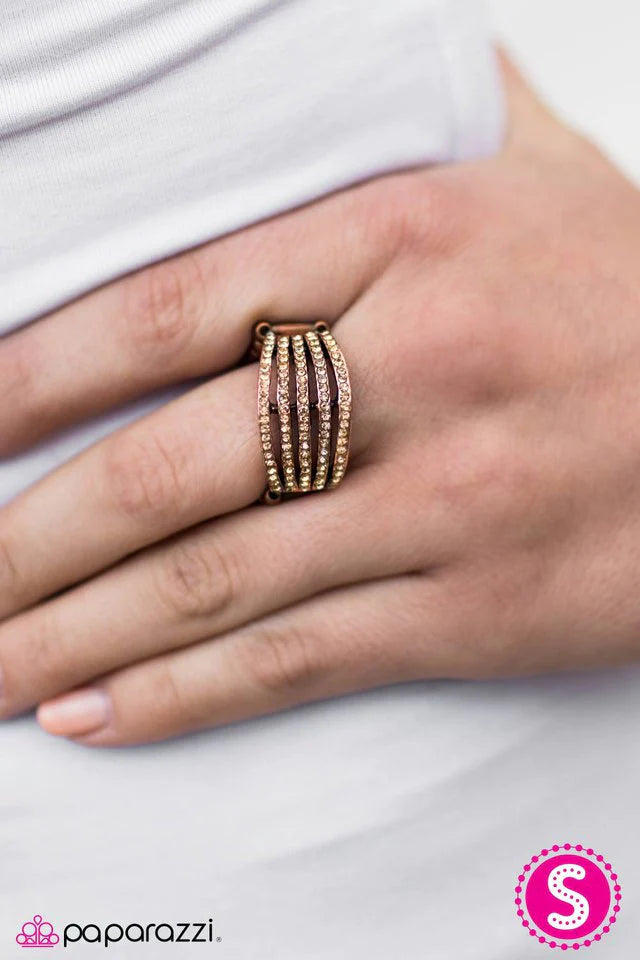 Anillo Paparazzi ~ El Bling es cosa de chicas - Cobre