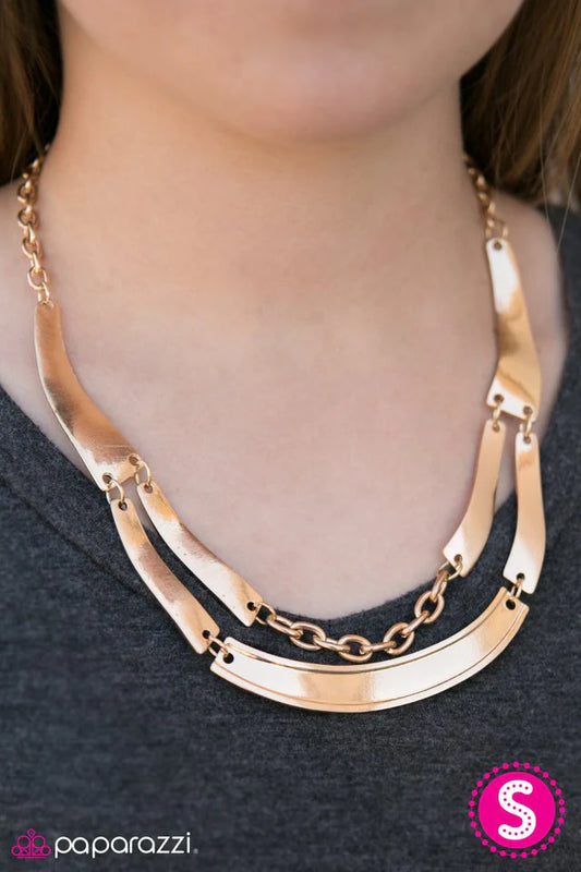 Paparazzi Necklace ~ The Champ - Gold