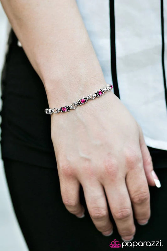 Pulsera Paparazzi ~ Movimiento Metro - Rosa