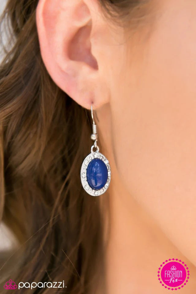 Paparazzi Earring ~ BEAD Confident! - Blue