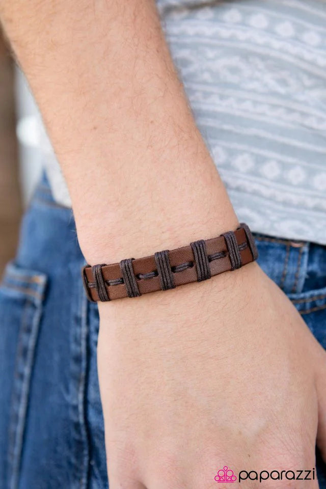 Paparazzi Bracelet ~ Cedar Creek - Brown