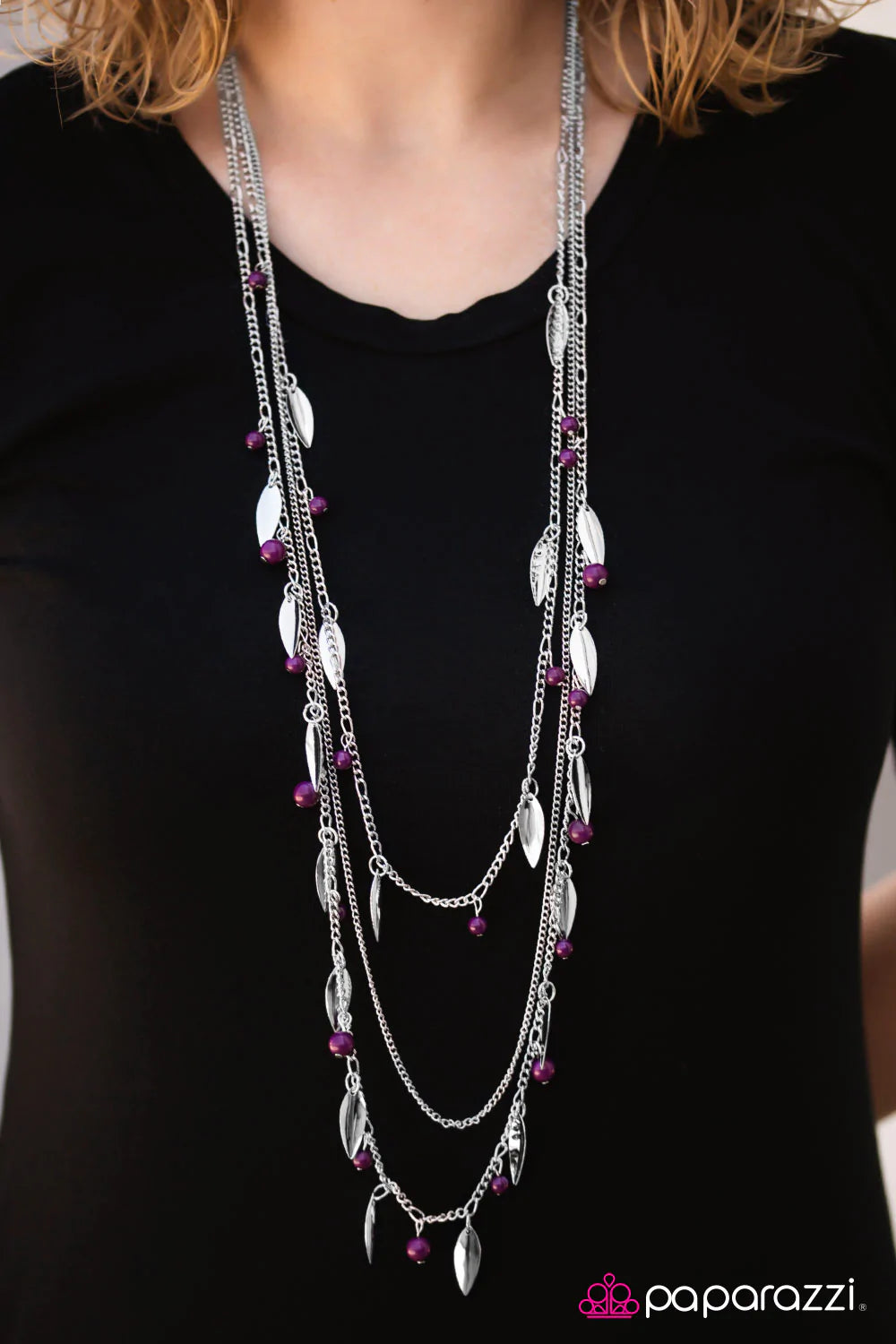 Paparazzi Necklace ~ Keep It Sassy  - Purple