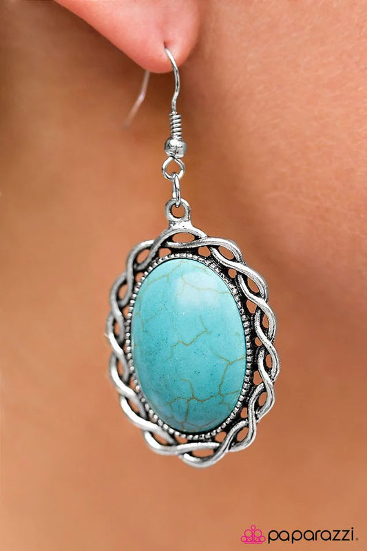 Pendiente Paparazzi ~ Tal vez fue Memphis - Azul