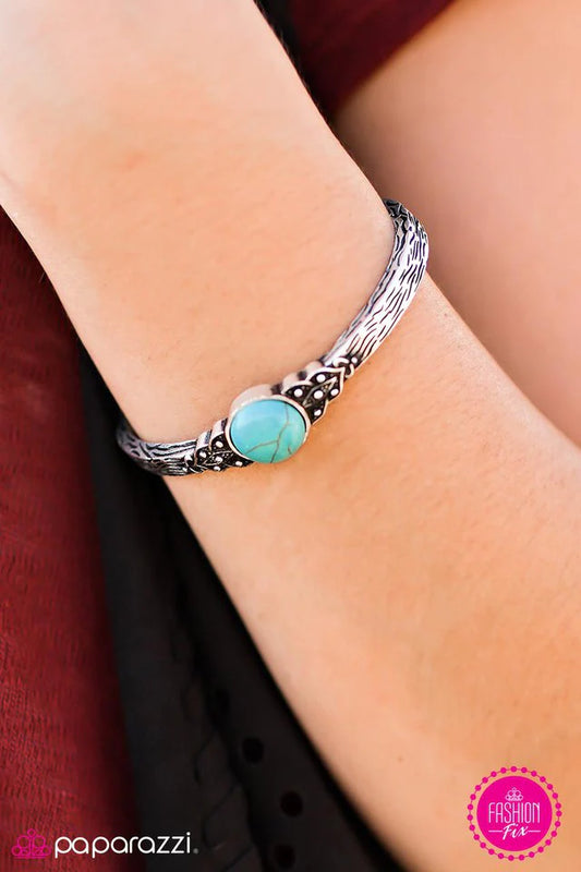 Paparazzi Bracelet ~ Rural Refinery - Blue