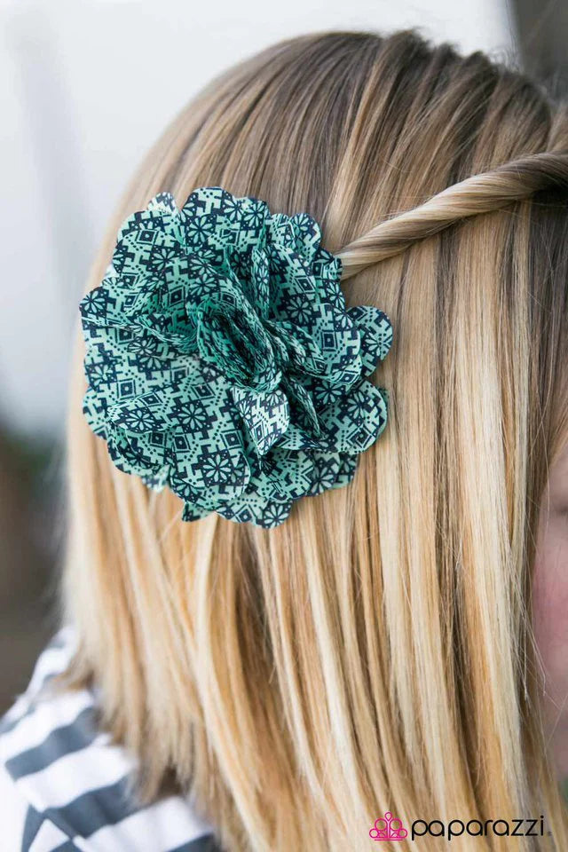 Paparazzi Hair Accessories ~ Im Puzzled - Blue