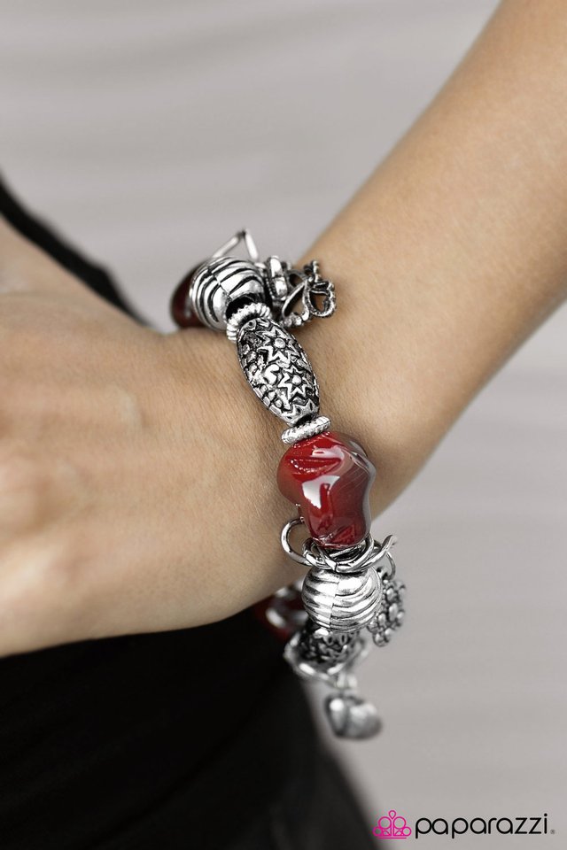 Paparazzi Bracelet ~ My Only Wish - Red