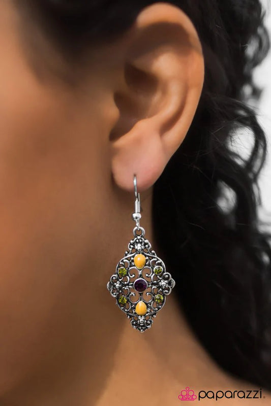 Paparazzi Earring ~ New York, New York - Multi