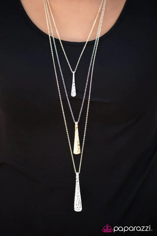 Paparazzi Necklace ~ Batter Up - Gold