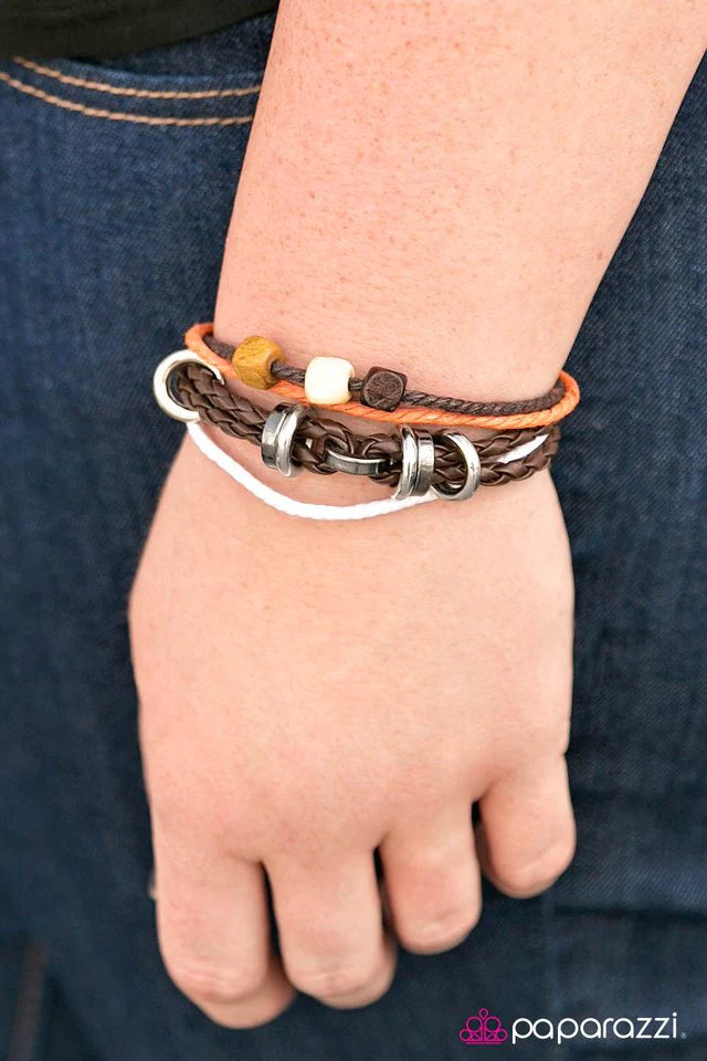 Paparazzi Bracelet ~ The Hunt Is On - Orange