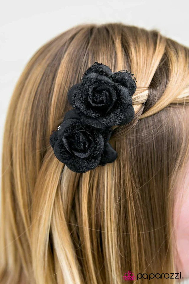 Paparazzi Hair Accessories ~ Tea For Two - Black