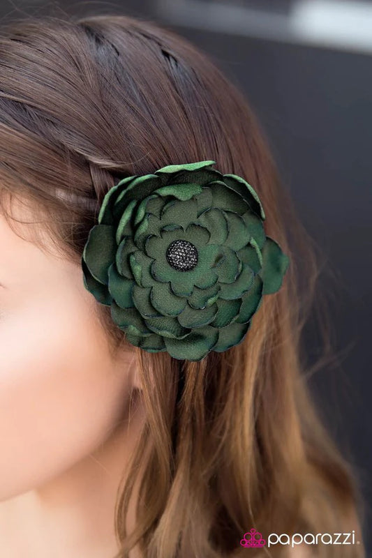 Paparazzi Hair Accessories ~ Cheer Up, Charlie - Green