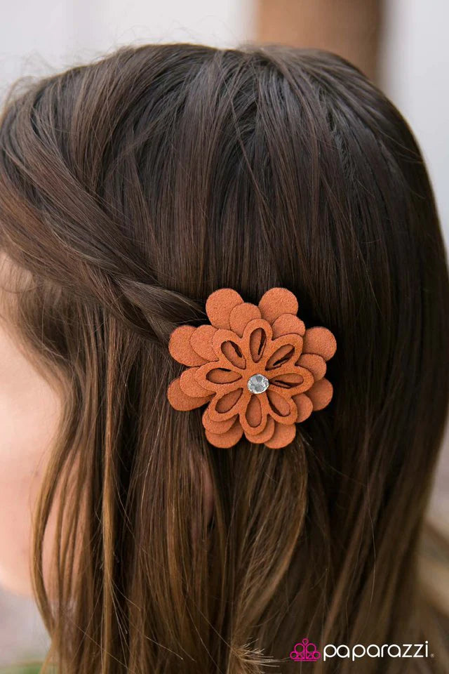 Paparazzi Hair Accessories ~ Valley Girl - Orange