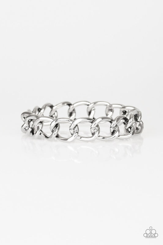 Paparazzi Bracelet ~ CHAINge of Scene - Silver