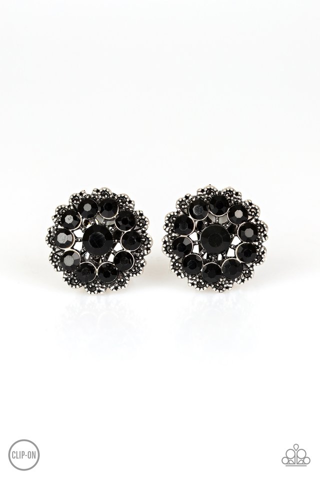 Paparazzi Earring ~ Business Bedazzle - Black – Paparazzi Jewelry, Online  Store