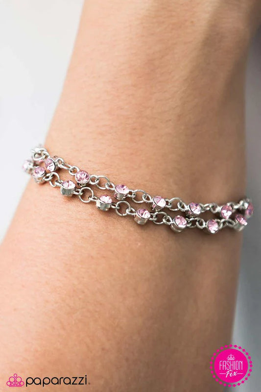 Paparazzi Bracelet ~ FIERCE and Foremost - Pink