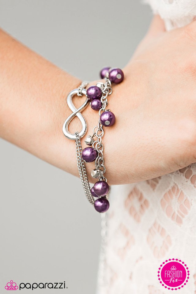 Paparazzi Bracelet ~ World Without End - Purple