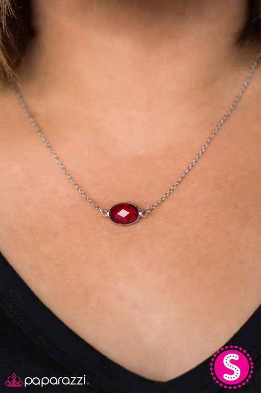 Paparazzi Necklace ~ One In A Million - Red