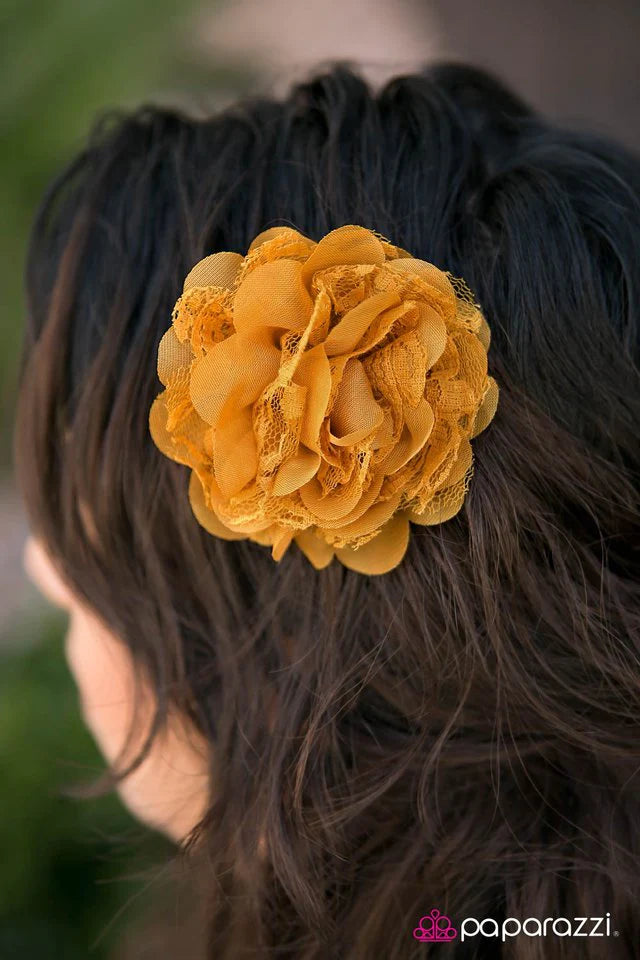 Paparazzi Hair Accessories ~ Setting the Tone - Yellow