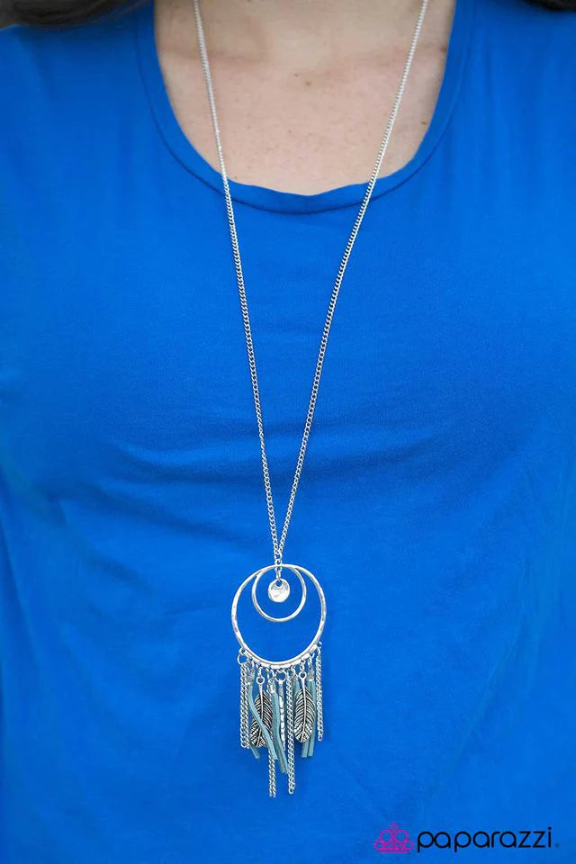 Paparazzi Necklace ~ Fearless Dreamer - Blue