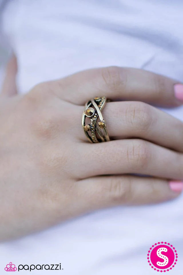 Paparazzi Ring ~ The Secret Of My Success - Brass