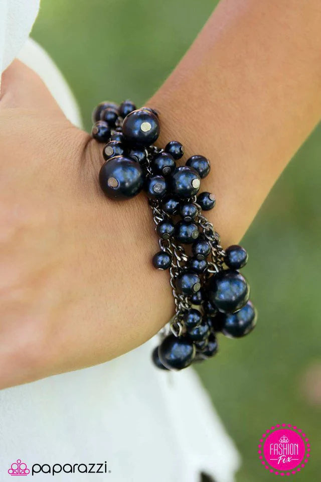 Pulsera Paparazzi ~ Una escapada nocturna - Azul