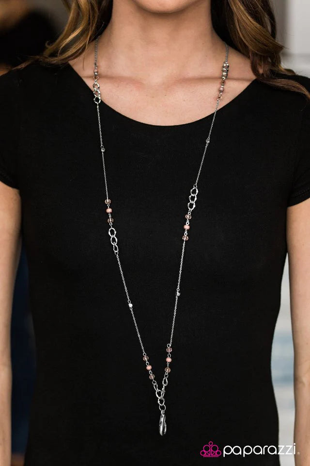 Paparazzi Necklace ~ Small But Fierce - Brown