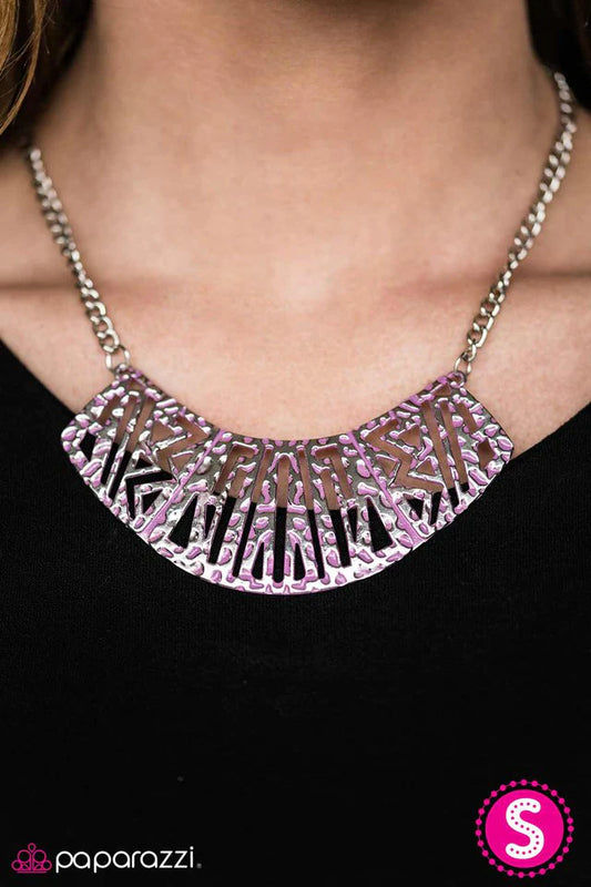 Collar Paparazzi ~ La tierra antes del tiempo - Púrpura