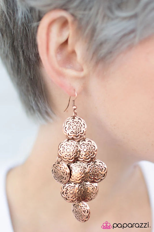 Paparazzi Earring ~ Tonight Is the Night - Copper