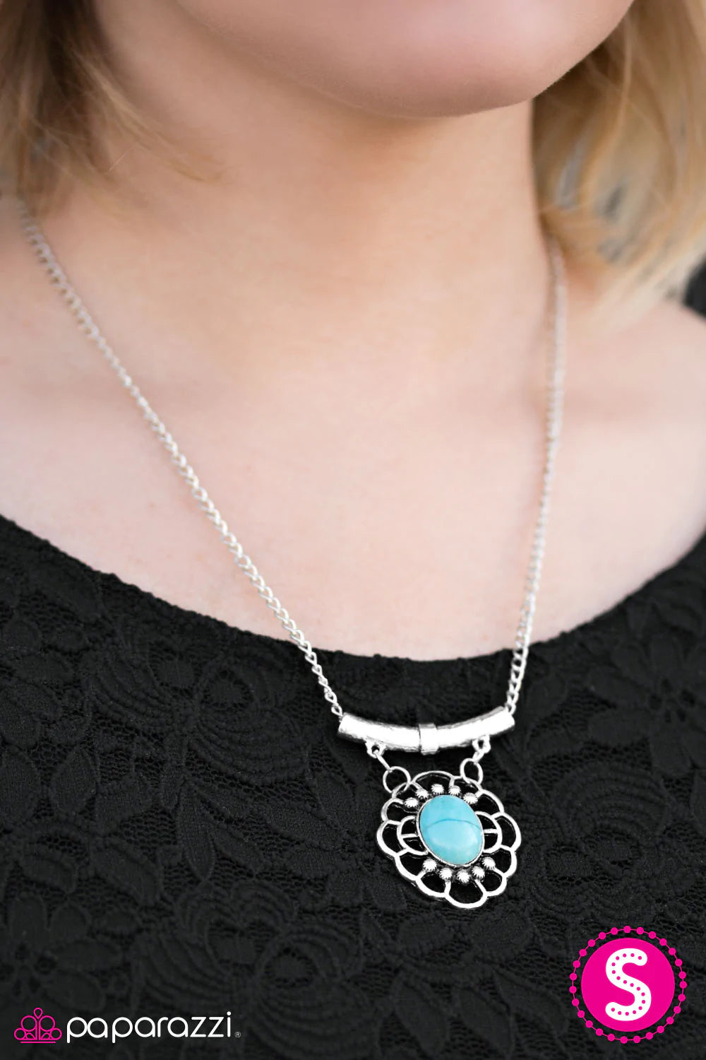 Paparazzi Necklace ~ Canyon Cruiser  - Blue