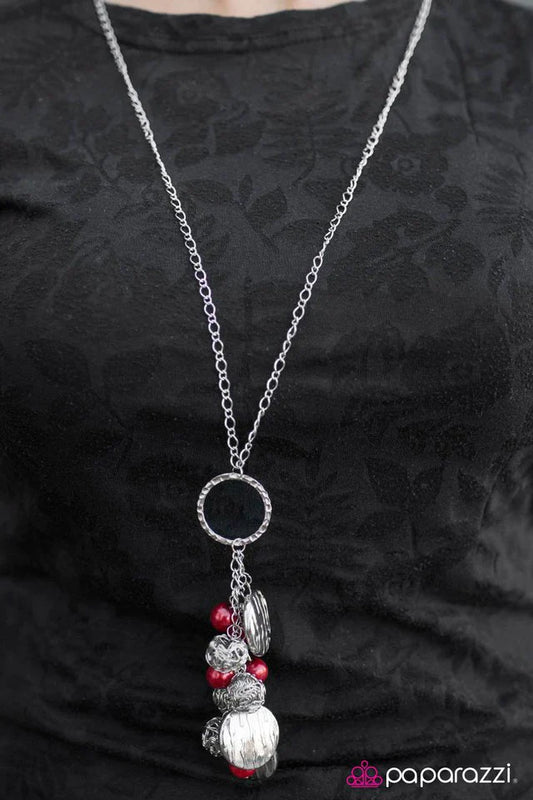 Paparazzi Necklace ~ Sure Thing! - Red