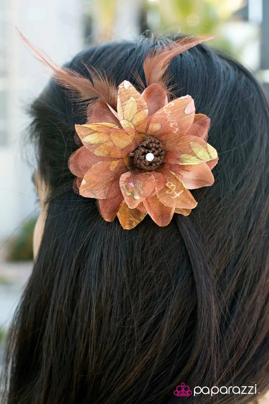 Paparazzi Hair Accessories ~ Flair for the Dramatic - Brown