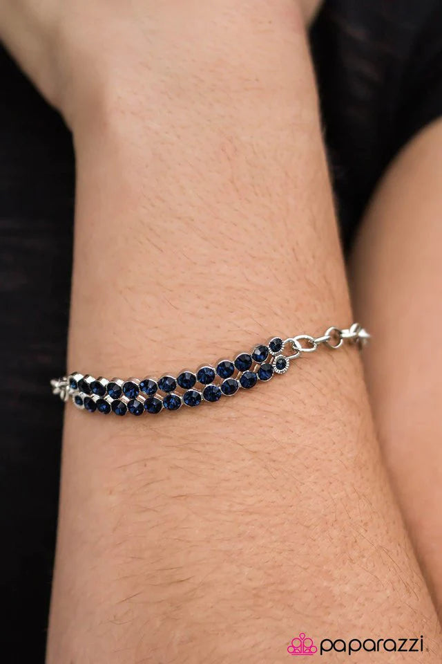 Paparazzi Bracelet ~ All Bravado - Blue