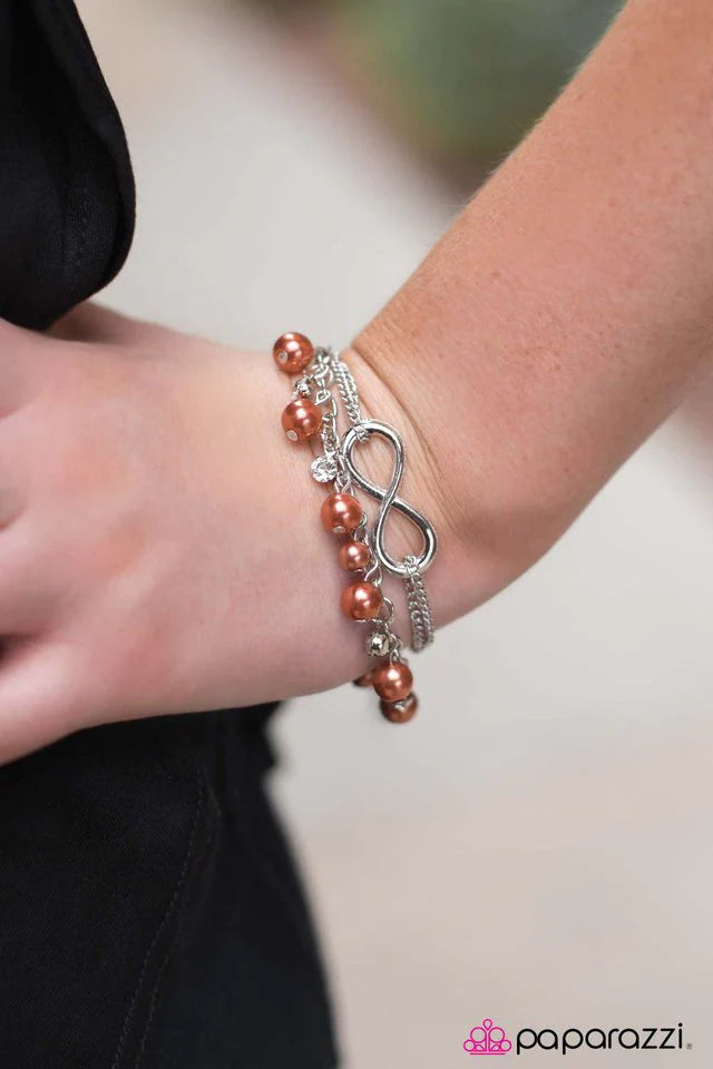 Paparazzi Bracelet ~ World Without End - Orange