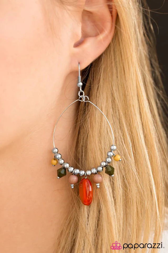 Paparazzi Earring ~ Sunset Shores - Multi