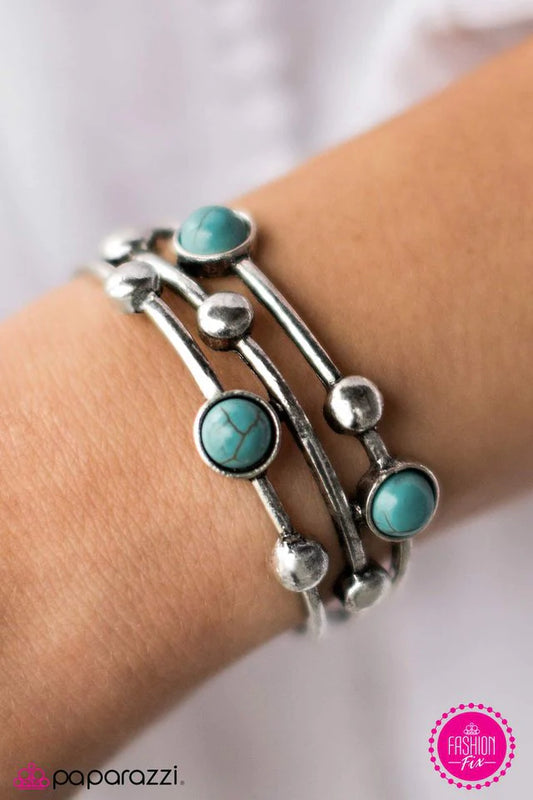 Paparazzi Bracelet ~ Spirit Quest - Blue