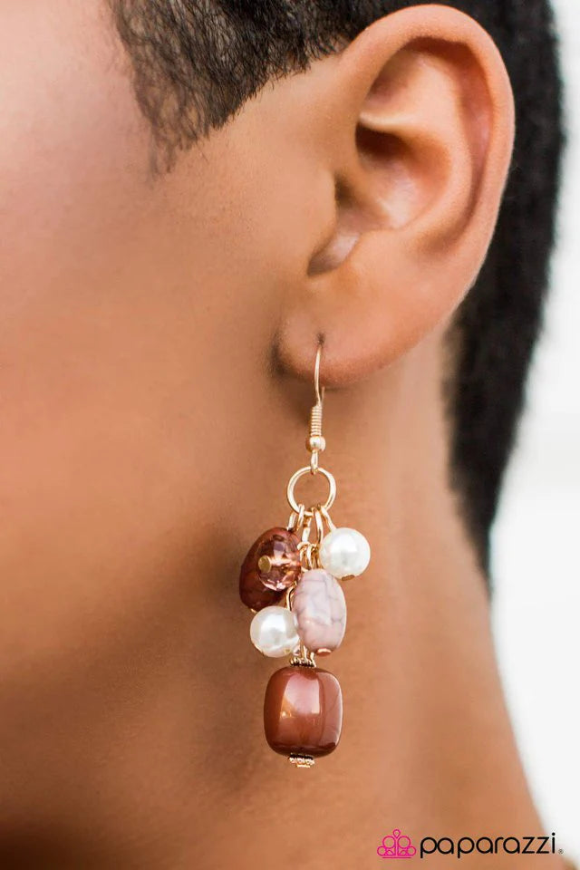 Paparazzi Earring ~ Beautiful Bevy - Multi