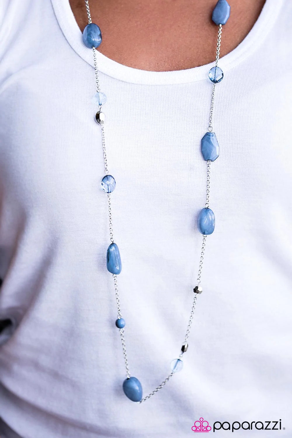 Paparazzi Necklace ~ River Cruise - Blue