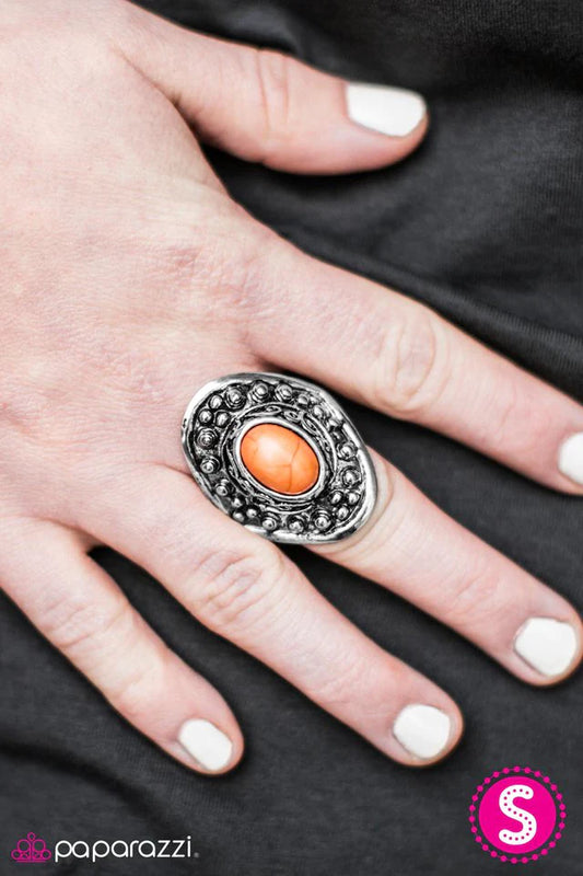 Anillo de paparazzi ~ Pedal to the MEADOW - Naranja